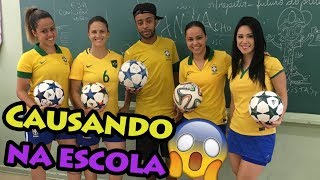 JOGAMOS CONTRA OS ALUNOS ft RAINHAS DO DRIBLE [upl. by Eceinal]