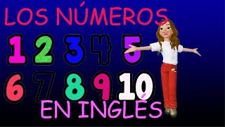 Los números en inglés del 1 al 10 [upl. by Keldah223]