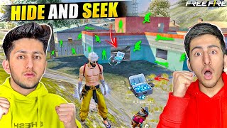 Playing Hide amp Seek In Full Map With Sunny Who Finds More Noobs  Garena Free Fire [upl. by Tannenwald]