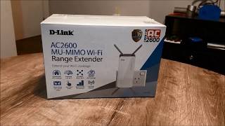 Dlink AC2600 MUMIMO WiFi Extender DAP1860 Unboxing and Review [upl. by Aruat171]