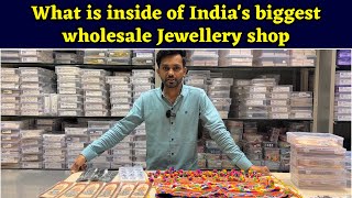 What is inside of Indias biggest wholesale Jewellery shop  TOHFA JEWELLERY JUNCTION [upl. by Hgielsa]