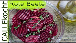 Rote Bete aus dem Backofen  Bester Geschmack und Farbe  Rezept [upl. by Tedra848]