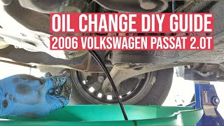 2017 Volkswagen Passat Oil Change Complete Tutorial [upl. by Hettie]