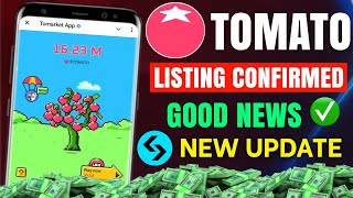 Tomarket listing date confirmed ✅ Tomarket airdrop withdrawal  to market update  Tomato listing [upl. by Ardet]