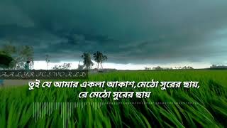 টাপুর টুপুর বৃষ্টি নূপুর জলছবিরই গায়  Tapur Tupur Bristi Nupur Song Lyrics 2020 [upl. by Puna]