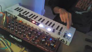 Arturia Keystep 37 arpeggiator  Neutron 4th improvisation [upl. by Mechling]