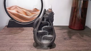 Dragon Backflow Incense Burner Unboxing 2023 [upl. by Ailama6]