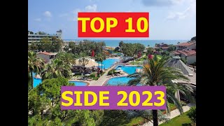 TOP 10 BEST 5 STAR HOTELS SIDE TURKIYE 2023 [upl. by Gregson]