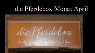 UNBOXING Die Pferdebox Monat April [upl. by Wolfe]