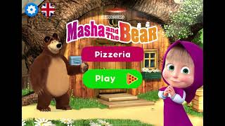 Masha and the bear Pizzeria  The January  Veggie lovers  Gameplay [upl. by Nnednarb]