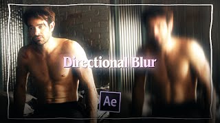 directional blur  after effects tutorial [upl. by Ycrem11]