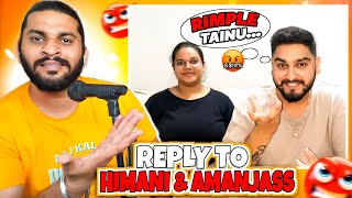 Reply To Himani Aman Jass Vlogs😡 [upl. by Aimahc]