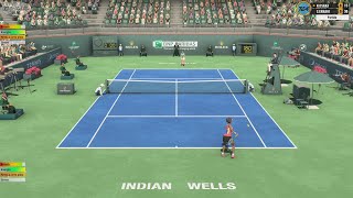 Naomi Osaka VS Sara Errani  INDIAN WELLS Tennis Elbow 4  CPU vs CPU [upl. by Yaron]