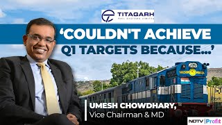 Titagarh Rail Systems Eyes Revenue Potential Of Rs 8000 Cr In Next 5 Years [upl. by Viviana579]