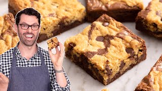 Brookies Recipe  Brownie and Chocolate Chip Cookie in One [upl. by Oivaf125]