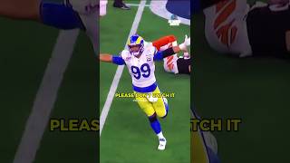 Aaron Donald Retells Super Bowl Winning Plays 🐐 [upl. by Piegari]