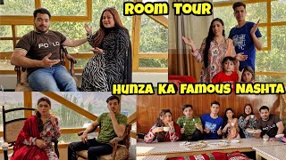 Hunza Hotel Room Tour🏡  Hunza Ki Famous Aunty Se Breakfast Kiya😋 1st Time Chap Shoro Khaya 🥙 [upl. by Zora]