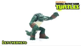 Video Review of the 2012 Teenage Mutant Ninja Turtles Leatherhead [upl. by Olegnad]