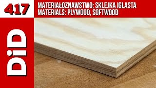 417 Materiałoznawstwo sklejka iglasta  Materials plywood softwood [upl. by Lynd]