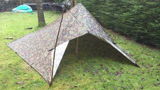 Tarp tent setup using the DD 4x4 MC [upl. by Ecyned]