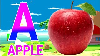 Phonics Song for Toddlers  A for Apple  Phonics Sounds of Alphabet A to Z  ABC Phonic Song  ABC [upl. by Angela791]