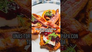 Tortitas de papa con tocino y mermelada cómo suena eso Raggmunk de Suecia 🇸🇪 [upl. by Munafo]