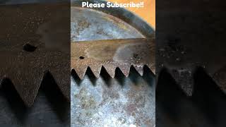 Antique Cleaver Restoration Part 1 diy shortsfeed shortsvideo reels [upl. by Airdnekal]