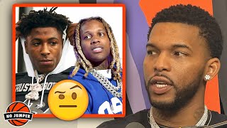 600Breezy Reacts to NBA Youngboy Saying He Talks to Lil Durk Every Other Day [upl. by Birchard]