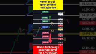 Dixon technology share target tomorrow dixon technology share analysis for tomorrow17 September 24 [upl. by Helman]