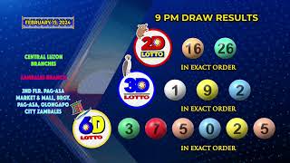 LIVE PCSO 900 PM Lotto Draw  February 15 2024 [upl. by Ahsekin]