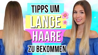 LANGE HAARE BEKOMMEN 💁🏼Tipps um schnell lange Haare zu bekommen  Haar Hacks 2018 [upl. by Dawna557]