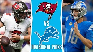 Bucs vs Lions Best Bets  NFL Divisional Picks and Predictions [upl. by Schober]