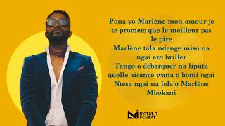 Fally Ipupa  Marlène Lyrics Officiel Director By Matula Design [upl. by Nilatak796]