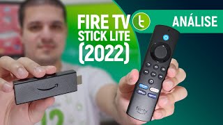 FIRE TV STICK LITE 2022 MELHOR CUSTOBENEFÍCIO entre os DONGLES da Amazon  Análise  Review [upl. by Borek]