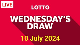 The National Lottery Lotto draw Result from Wednesday 10 July 2024  Lottoresultslive [upl. by Meeker]