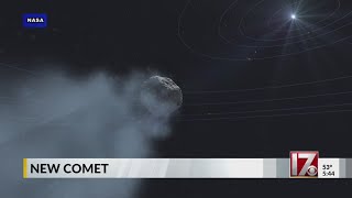 Newly discovered comet visible for first time in 50000 years [upl. by Collin]