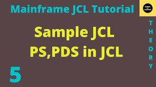 Sample JCL PDSPS in JCL  Mainframe JCL Tutorial  Part 5 Vol Revised [upl. by Amlas]