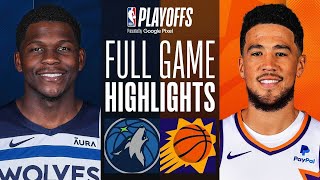 3 TIMBERWOLVES at 6 SUNS  FULL GAME 4 HIGHLIGHTS  April 28 2024 [upl. by Balkin]