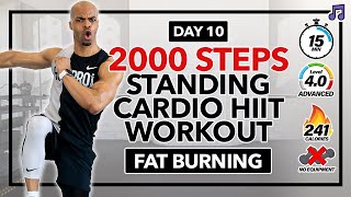 15 MIN Unilateral Fat Burning Cardio HIIT Workout  2000 Steps Cardio  Day 10 [upl. by Lundquist]