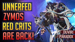 Warframe  ZYMOS They Unnerfed It Red Crits are Back  Duviri Paradox [upl. by Brathwaite]