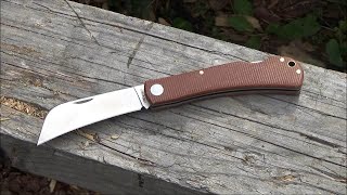 Lord amp Field Outfitters Farmhand Hawkbill Knife Full Review 34 [upl. by Corrine466]