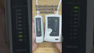 How to Test Ethernet Cable shorts rj45 networkcable fyp tester [upl. by Oribelle]