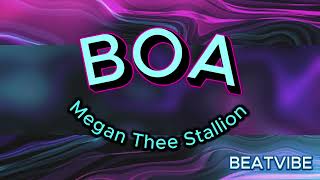 BOA  Megan Thee Stallion Lyrics [upl. by Rayford]