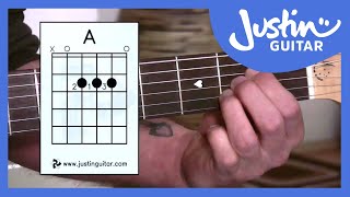 Beginner Guitar Lessons  Stage 1 The A Chord  Your Second Super Easy Guitar Chord BC112 [upl. by Chernow]