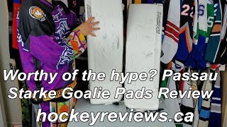 Worth the hype Passau Starke Hockey Goalie Pad Review [upl. by Ramej616]