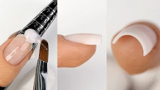 PRZEDŁUŻANIE PAZNOKCI ŻELEM Kabos krok po kroku  GEL NAILS step by step [upl. by Warren]