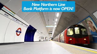 The Northern Line Platform at Bank Reopens [upl. by Deery588]