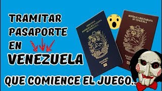 TRAMITAR PASAPORTE EN VENEZUELA  REGISTRO DE USUARIO  SOLICITUD DE CITA  PASAPORTE EXPRESS [upl. by Norra]