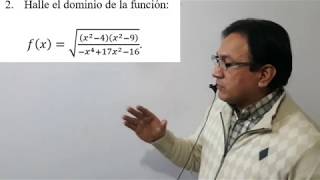 DOMINIO Y RANGO DE FUNCIONES  GRÁFICAS  UNIVERSIDAD UTP MATEMATICA PARA INGENIEROS 1 [upl. by Fang]