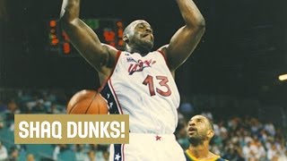 Shaqs 1996 dunks vs Australia  Throwback Thursday [upl. by Baudoin]